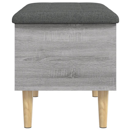 skobænk 62x42x46 cm konstrueret træ grå sonoma-eg