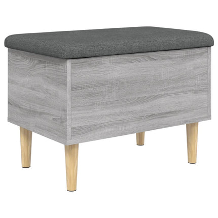 skobænk 62x42x46 cm konstrueret træ grå sonoma-eg