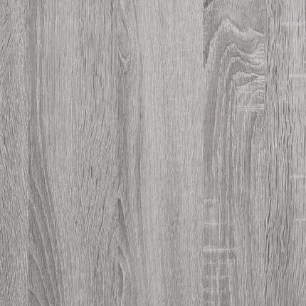 skobænk 102x32x50 cm konstrueret træ grå sonoma-eg