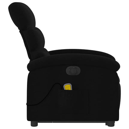 elektrisk massagestol med løftefunktion stof sort