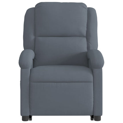 løftestol velour mørkegrå
