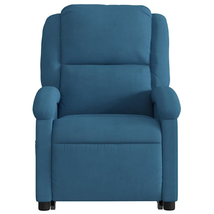 løftestol velour blå
