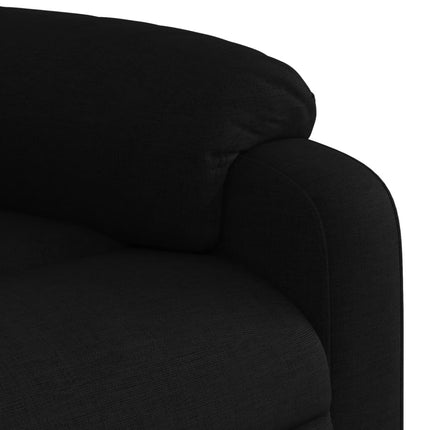eldrevet massagestol stof sort