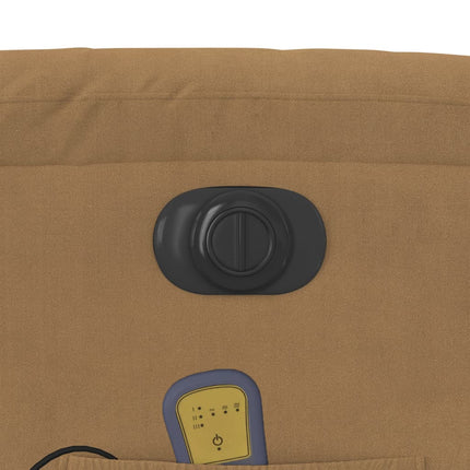 massagestol velour brun