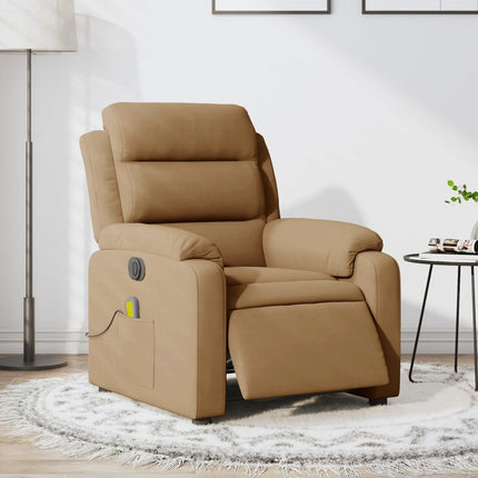 massagestol velour brun