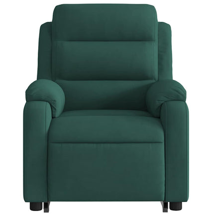 løftestol velour mørkegrøn