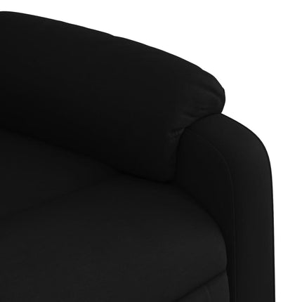 løftestol med massage stof sort