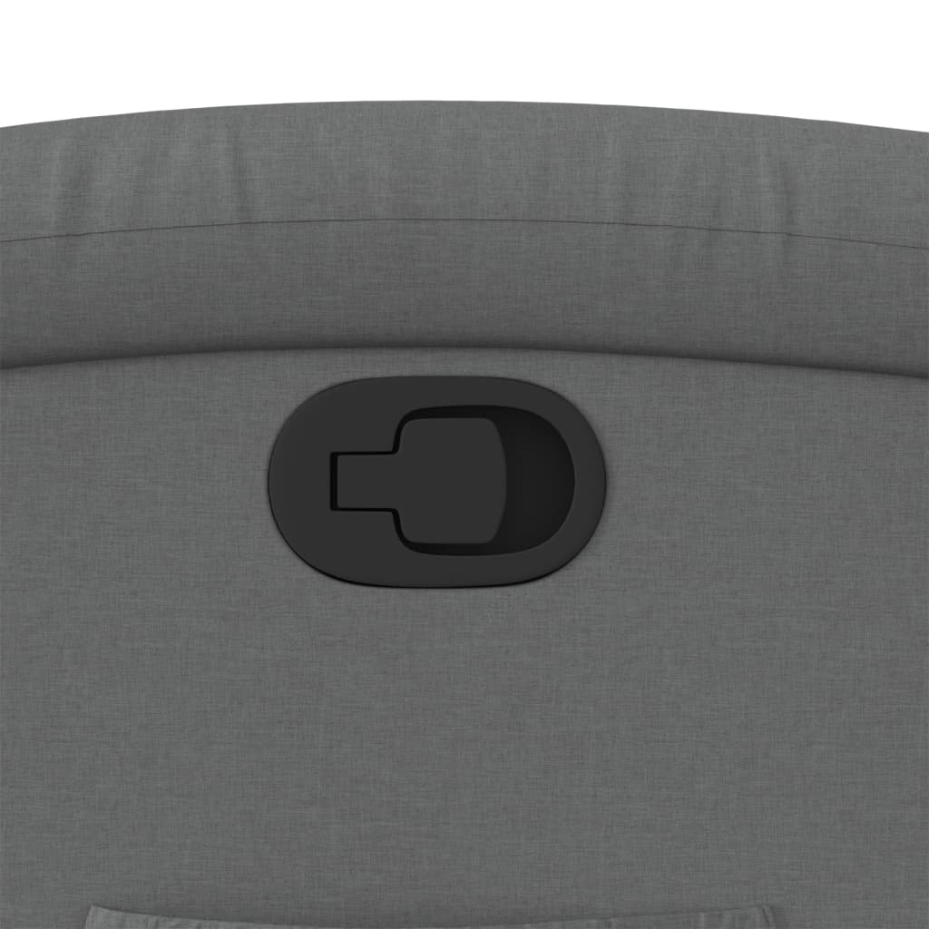 lænestol mørkegrå stof