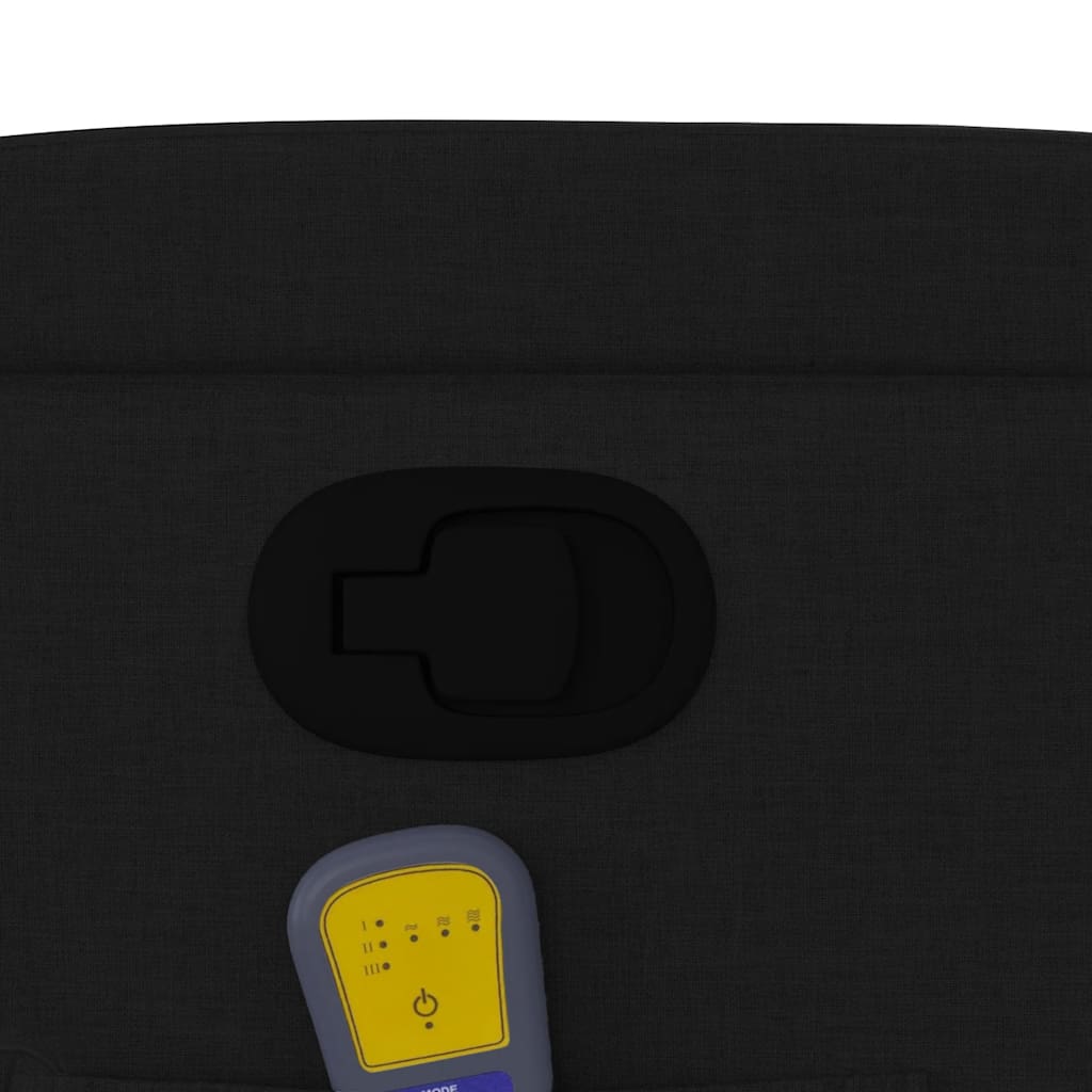 massagestol sort stof