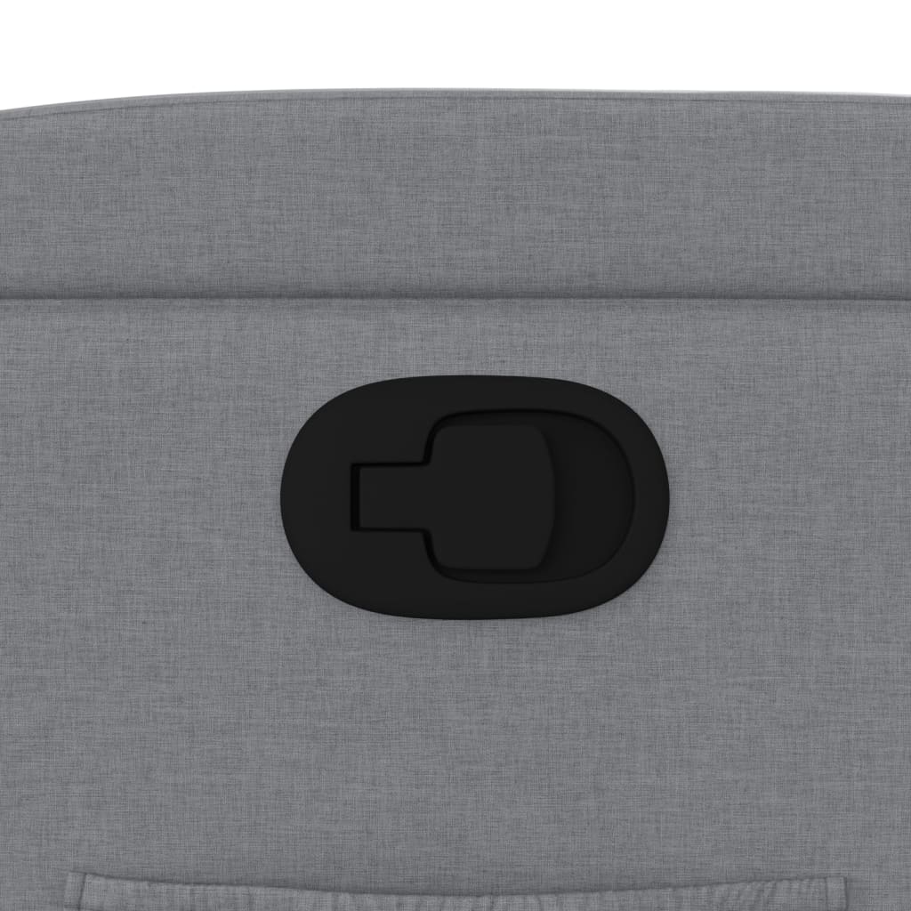 lænestol lysegrå stof