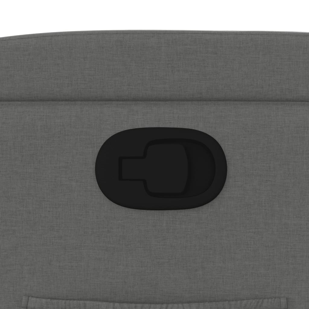 lænestol mørkegrå stof