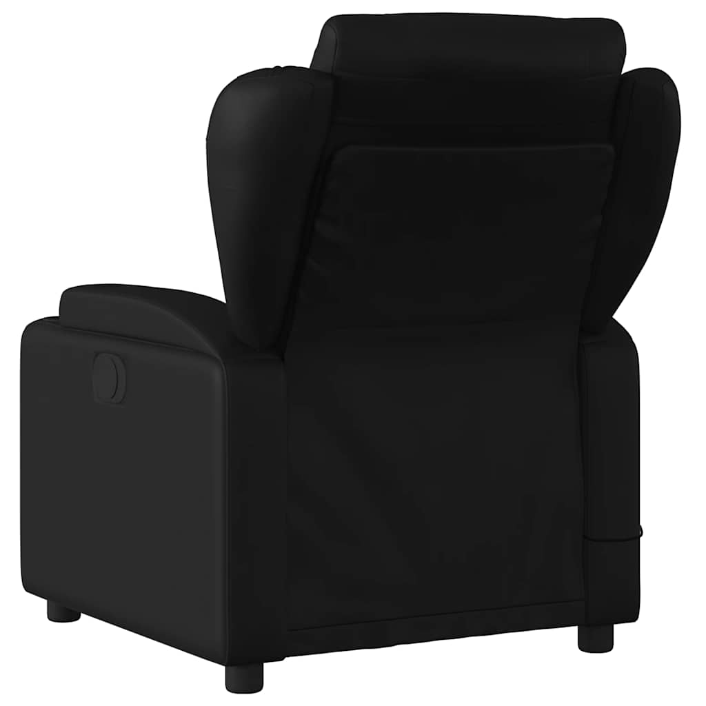massagestol sort kunstlæder
