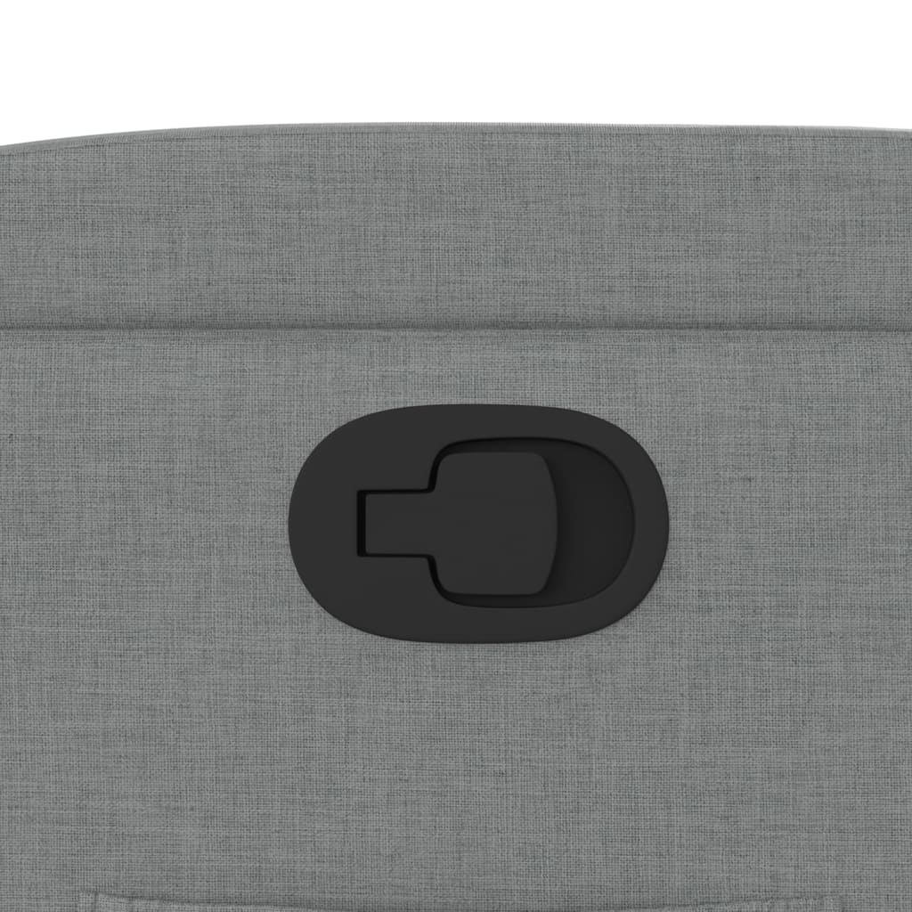 lænestol lysegrå stof