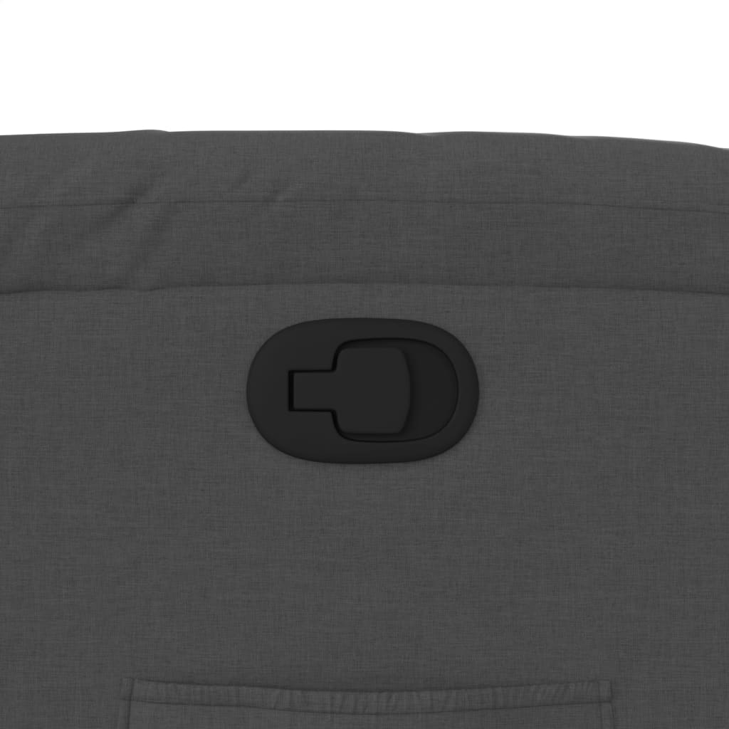 lænestol mørkegrå stof