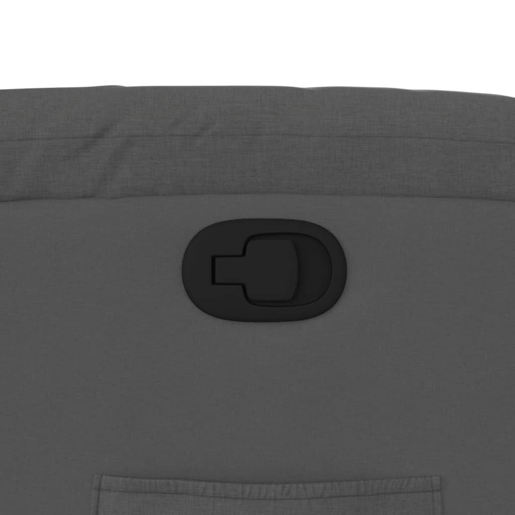 lænestol mørkegrå stof