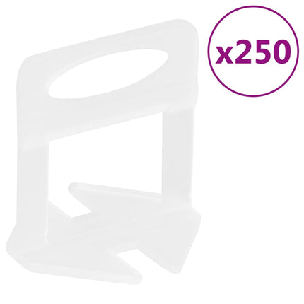 nivelleringsklips til fliser 250 stk. 1 mm
