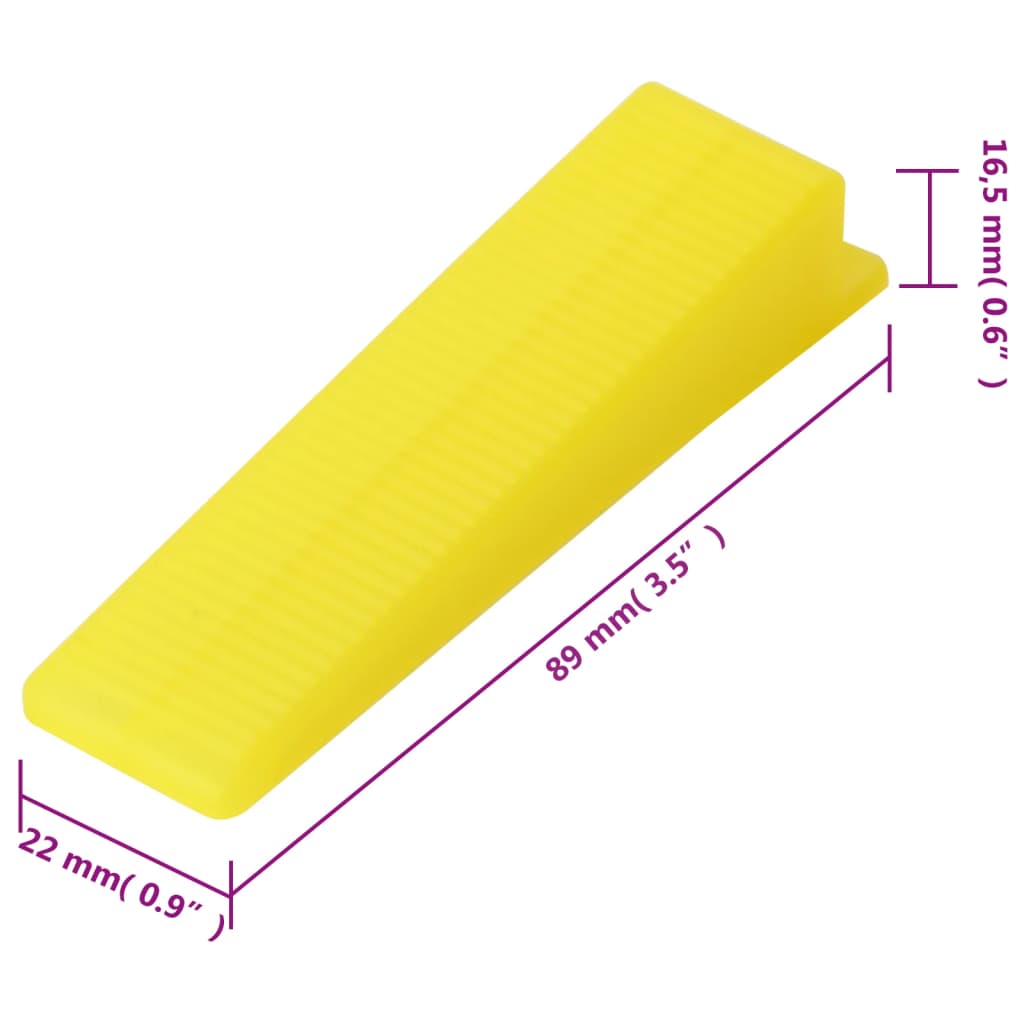 nivelleringssystem 250 kiler 500 klips 1,5 mm