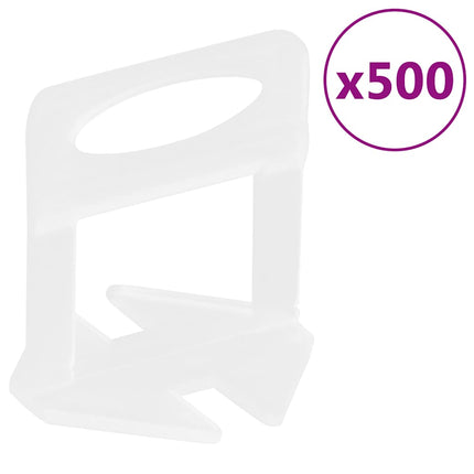 nivelleringssystem til fliser 250 kiler 500 klips 2 mm