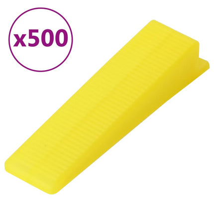nivelleringssystem til fliser 500 kiler 2500 klips 1,5 mm