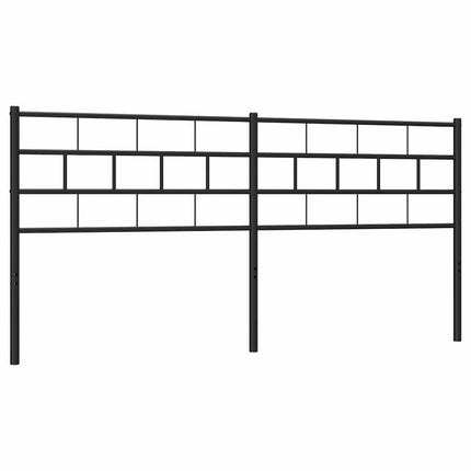 udskiftningsgavl 193 cm metal sort