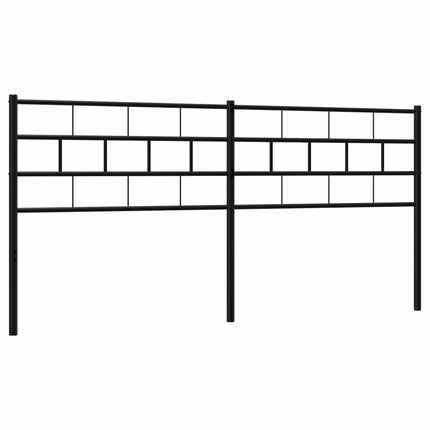 udskiftningsgavl 193 cm metal sort
