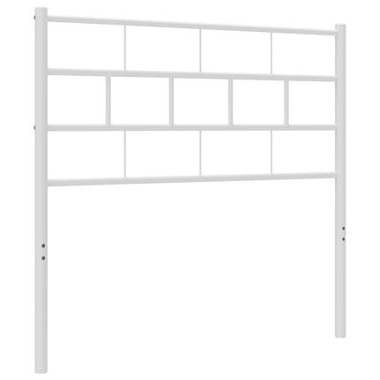 udskiftningsgavl 107 cm metal hvid