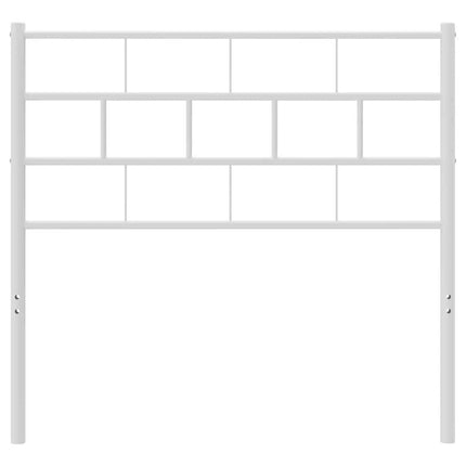 udskiftningsgavl 107 cm metal hvid