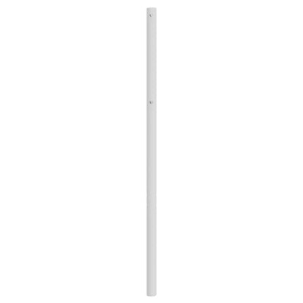 udskiftningsgavl 107 cm metal hvid