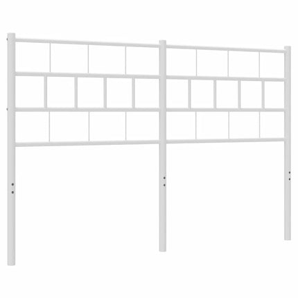 udskiftningsgavl 135 cm metal hvid