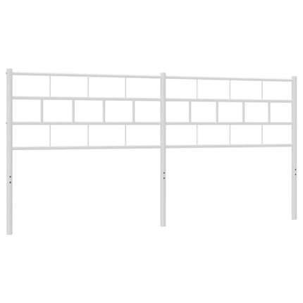udskiftningsgavl 200 cm metal hvid
