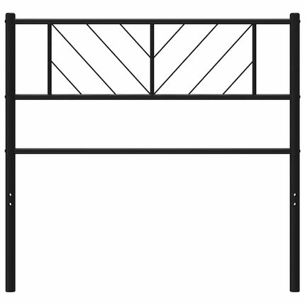 udskiftningsgavl 75 cm metal sort