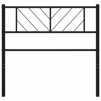 udskiftningsgavl 100 cm metal sort