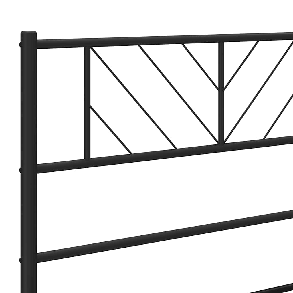 udskiftningsgavl 100 cm metal sort