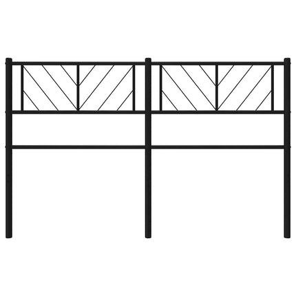 udskiftningsgavl 135 cm metal sort