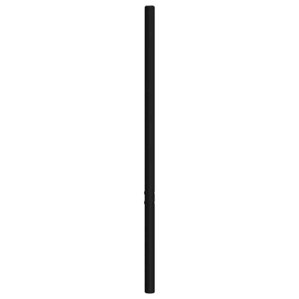 udskiftningsgavl 135 cm metal sort