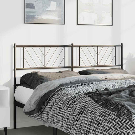 udskiftningsgavl 150 cm metal sort