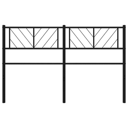 udskiftningsgavl 150 cm metal sort