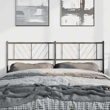 udskiftningsgavl 150 cm metal sort