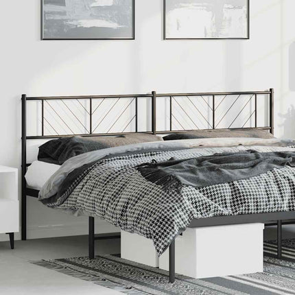 udskiftningsgavl 180 cm metal sort