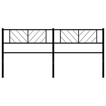 udskiftningsgavl 180 cm metal sort