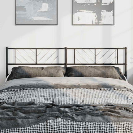 udskiftningsgavl 180 cm metal sort
