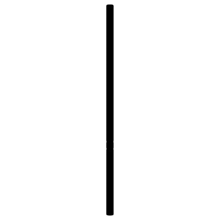 udskiftningsgavl 200 cm metal sort