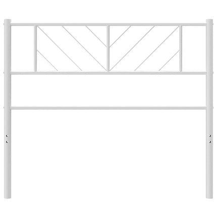 udskiftningsgavl 75 cm metal hvid
