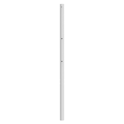 udskiftningsgavl 90 cm metal hvid
