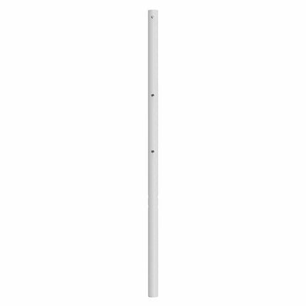 udskiftningsgavl 100 cm metal hvid