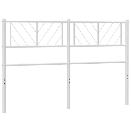 udskiftningsgavl 135 cm metal hvid