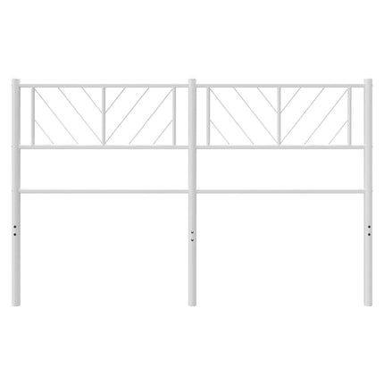 udskiftningsgavl 135 cm metal hvid