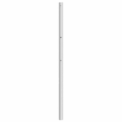 udskiftningsgavl 200 cm metal hvid