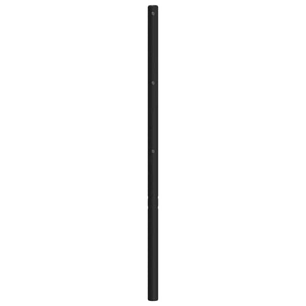 udskiftningsgavl 90 cm metal sort