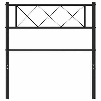 udskiftningsgavl 100 cm metal sort